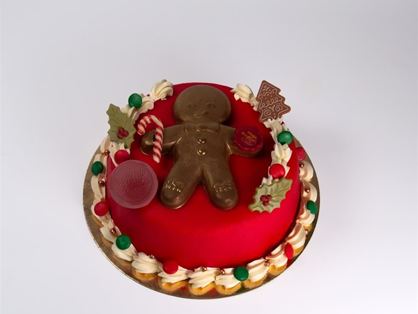 Kersttaart Marsepein&nbsp;10 personen