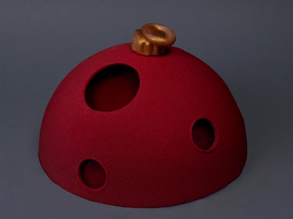 Kerstbel taart roodfruit